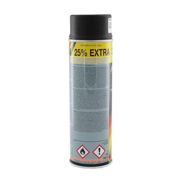 Primer sort, aerosol spray 500ml - Motip