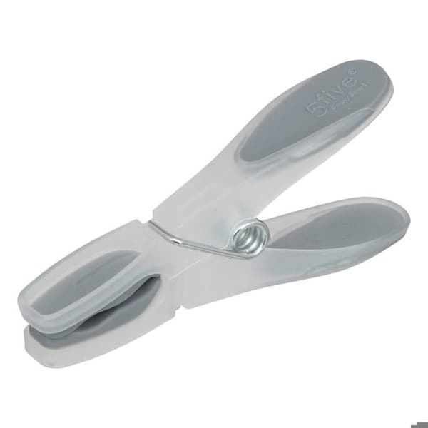 Set med 24 plastklämmor "Rubber"
