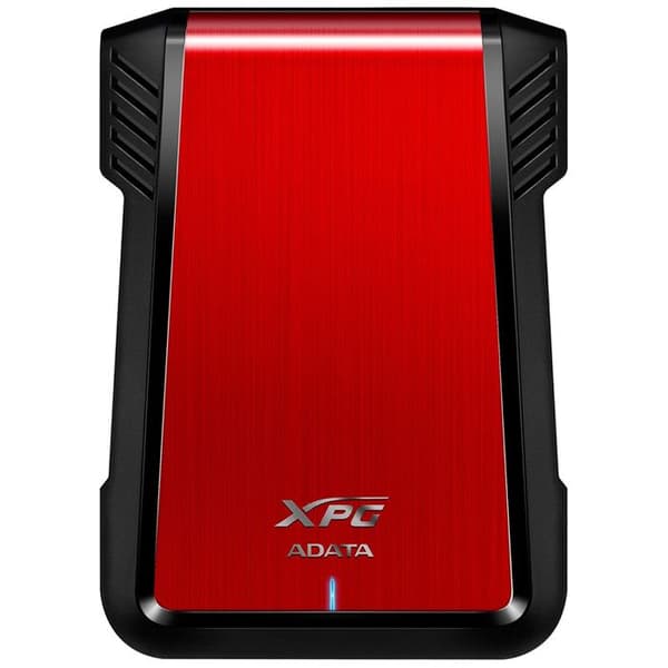 HDD/SSD kabinet - ADATA - EX500 - 2.5" - USB/SATA III - Sort/Rød