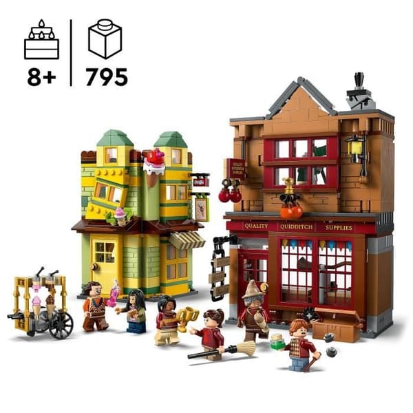 LEGO Harry Potter 76452 Quidditch Tilbehørshop og Isvogn Spil 8 år