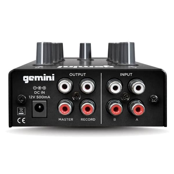 GEMINI MM1 MINI MIXER DJ-plade 2 kanaler
