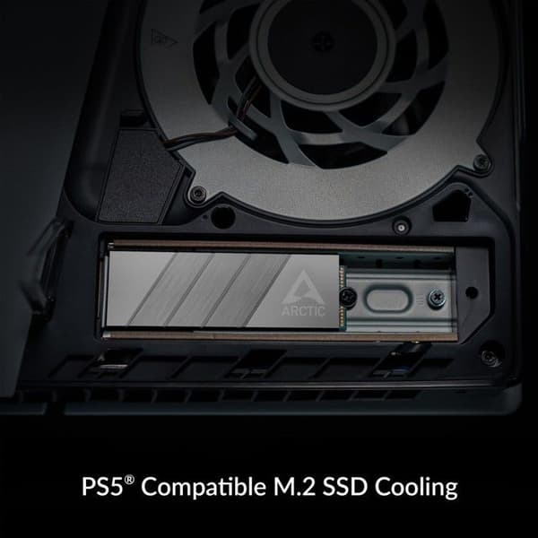 Kylfläns M.2 SSD Arctic M2 Pro Silver