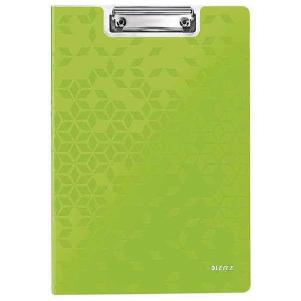 A4 clipboard - LEITZ - WOW - Grøn - Let polyfoam - Ergonomisk