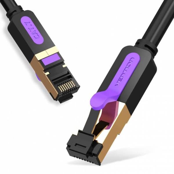 Patchkabel SSTP Cat7 10m svart
