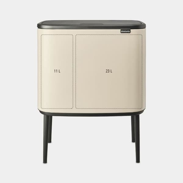 BRABANTIA Bo Touch Bin - 11+23 L - Blød Beige