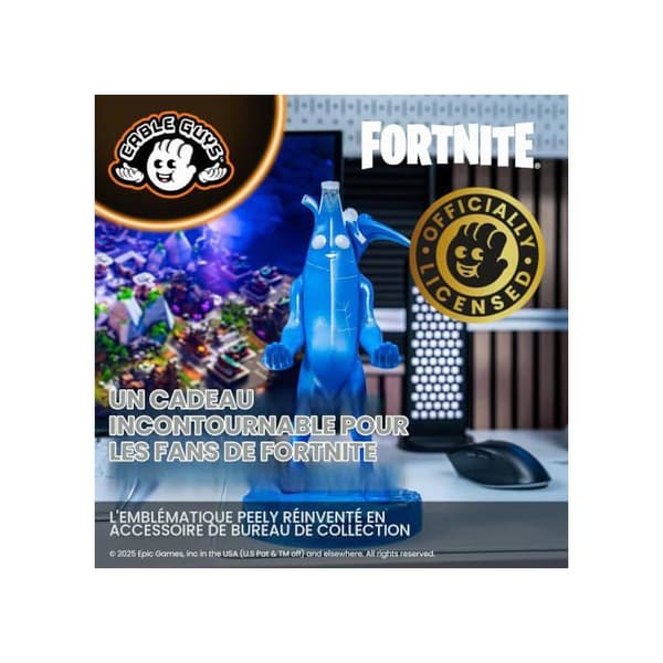 Support til controller - CABLEGUYS - Polar Peely XL - Fortnite - Gul - Kompatibel med PS5/Xbox