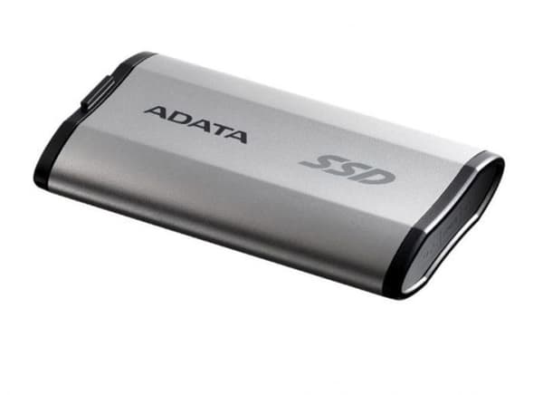Extern hårddisk - ADATA - SD810 - 500 Go - USB Typ-C - 2000 MB/s - Grå - Silver