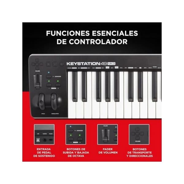 M AUDIO Keystation 49 MK3 Master Keyboard