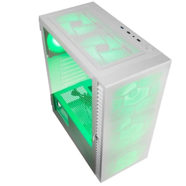 PC-chassi - KOLINK - Observatory HF Mesh ARGB - Vit - Optimal ventilation - Modern design