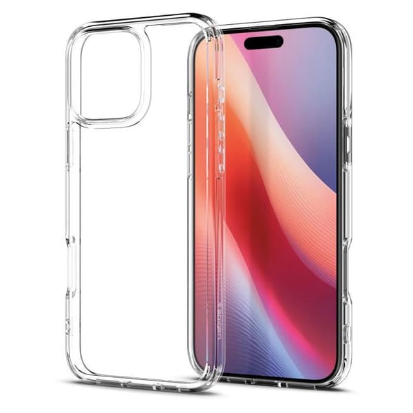Spigen Ultra Hybrid Cover til iPhone 16 Pro - Crystal Clear