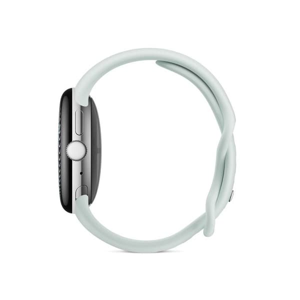Google Pixel Watch 5 41 mm Bluetooth Silver med grå och grön gummiband