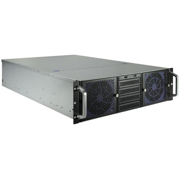 Serverchassi 3U - INTER-TECH - 3U-30765 - 6 st 5,25' - 10 st 3,5' - E-ATX