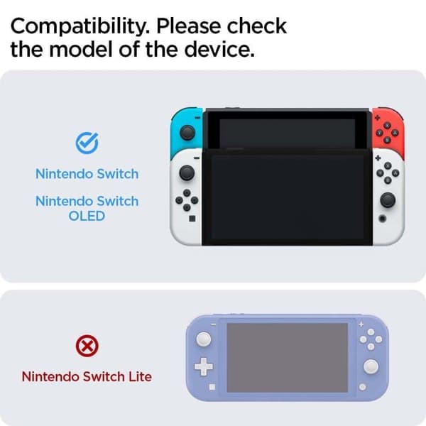 Coque - SPIGEN - AFA04021 - Kompatibel med Nintendo Switch OLED - Sort - Forstærket beskyttelse