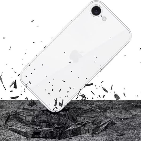 Siliconfodral 3MK för Apple iPhone 16E transparent