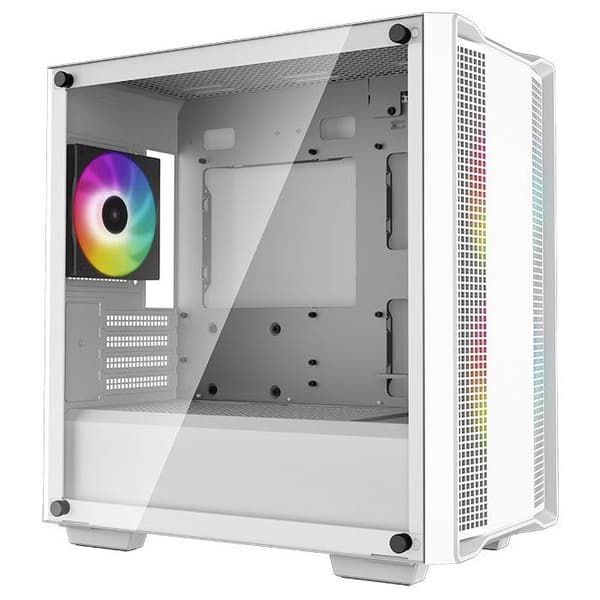 PC-chassi - DEEPCOOL - R-CC360-WHAPM3-G-1 - CC360 - ARGB vit