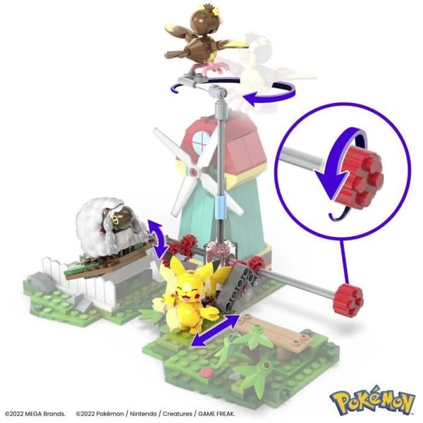 Mega Construx - Pokemon - Mølle På Landet - Konstruktion - 6 År Og +