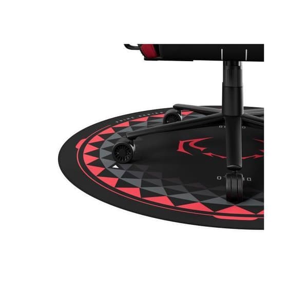 Skridsikkert tæppe til gaming stol Diablo Chairs sort og rød