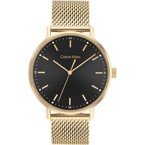 visar endast tiden man Calvin Klein Timeless Guld 25200049