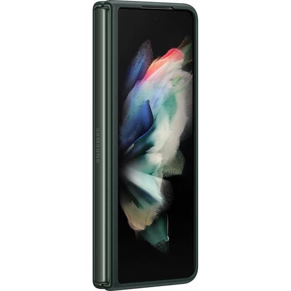 SAMSUNG Z Fold3 Läderfodral Grön