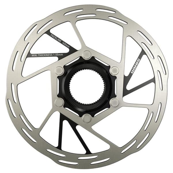 Bremse skive - Sram - Paceline To Stykker - 160 mm - Center Lock - Sort