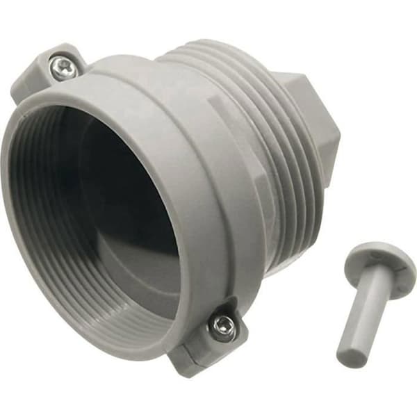 Radiatorventiladapter - OVENTROP - til radiatorer op til 1998 - Grå - Varmeforbindelse