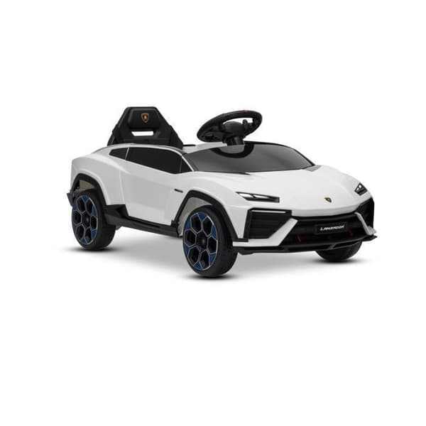 Elbil til børn 12V Lamborghini Lanzador, 3 til 6 år, hvid
