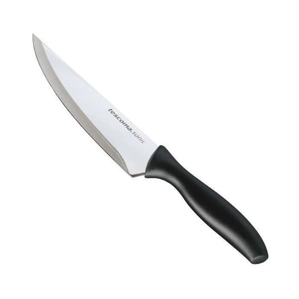 Tescoma 862042, Kokkekniv, 18 cm, Rustfrit stål, Rustfrit stål, Sort, Plastik