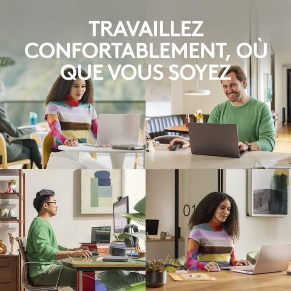 Mus - Trådlös - Logitech - MX Anywhere 3S - Vit