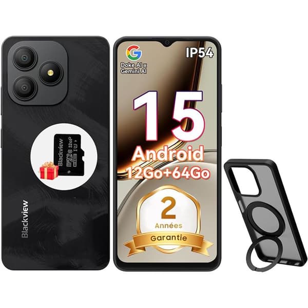 Smartphone Blackview WAVE 10 8+256Go - Sort
