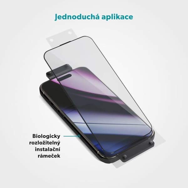 Protective glass - EPICO - Hero 3D - iPhone 15 Plus/16 Plus - Tempered glass - Scratch resistant