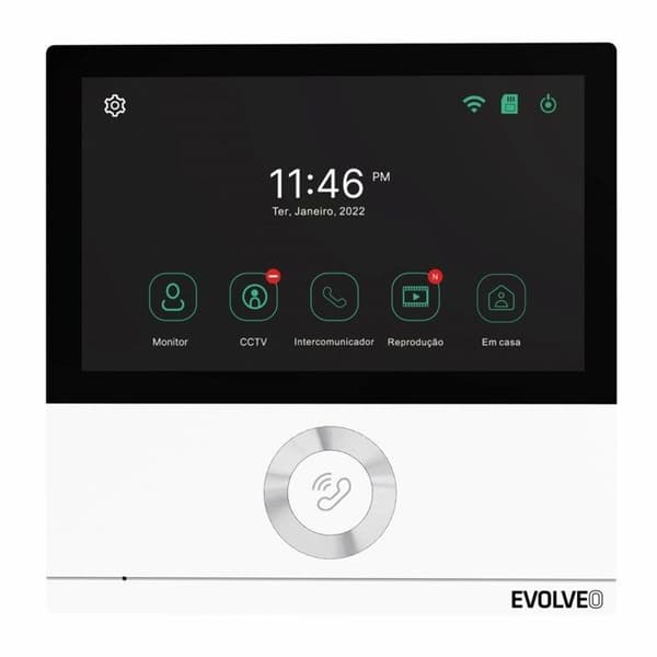 EVOLVEO DoorPhone AHD7, vit skärm