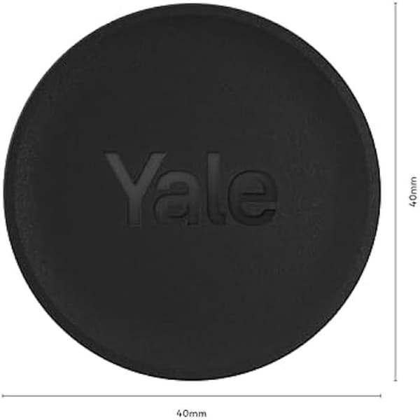 Tilbehør til smartlås - YALE - Yale Dot Sort - Nøglefri adgang - Sæt med 3 Dots - Sort