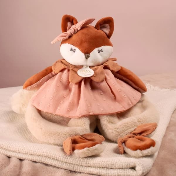 Doudou og Compagnie - Doudou flad Ræv Mina 29 cm
