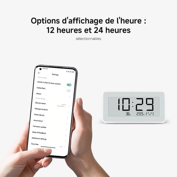 Xiaomi Mi temperatur- och fuktighetssensor - vit - TU