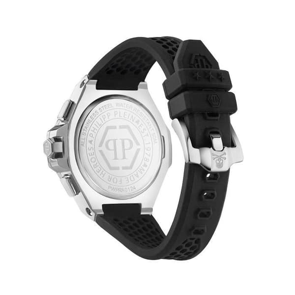 Philipp Plein Ur - Mænd - PWPRA0124 - Sort Silikone - 46mm - 5 bar