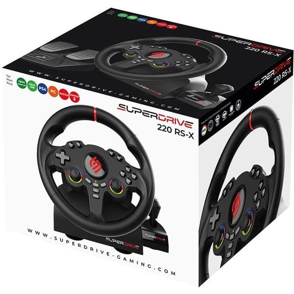 Volant gaming - SUBSONIC - Dubbel joystick LED + spak - PS4 PC Switch Switch 2 Xbox One Xbox Series