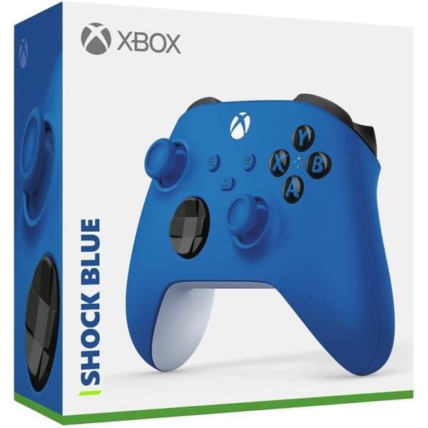 Xbox Series trådløs controller ny generation – Shock Blue – Blå – Xbox Series / Xbox One / PC Windows 10 / Android / iOS