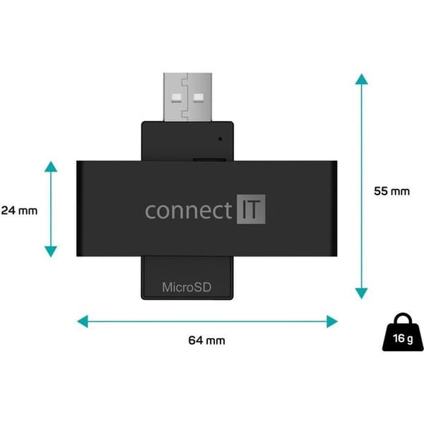 CONNECT IT Smart card and electronic identity reader USB