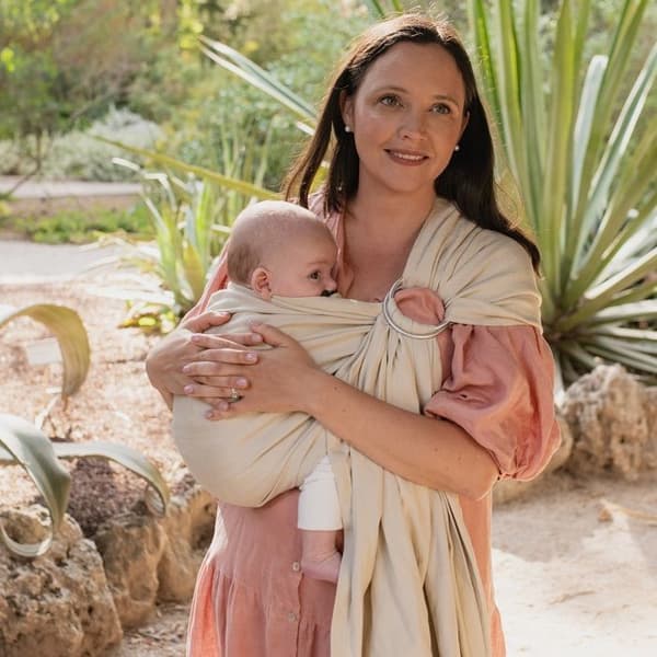 Bæresele BOBA Ring Sling i linen PAMPAS - BOBA