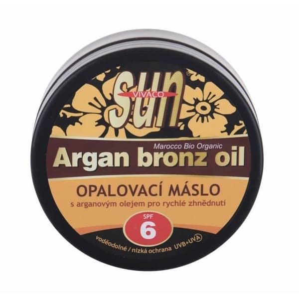 Vivaco 200ml Arganolja Solbrons SPF6, Ansiktskräm