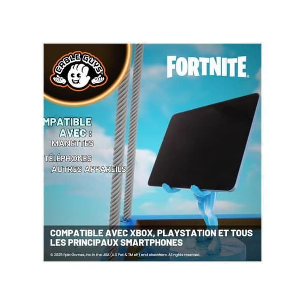 Support til controller - CABLEGUYS - Polar Peely XL - Fortnite - Gul - Kompatibel med PS5/Xbox