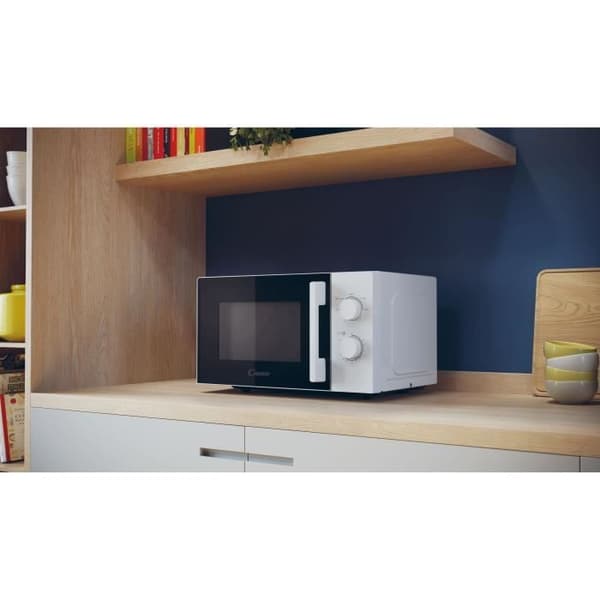 CMW20SMSLI Mono CANDY Idea mikroovn - 20L - MO: 700W - Mekanisk UI - 5 effektniveauer - Sølv