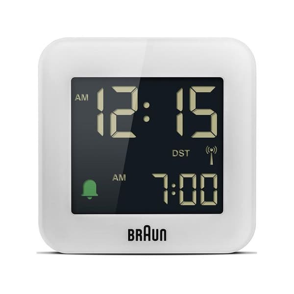 Braun BC08W-DCF radiostyrd digital väckarklocka