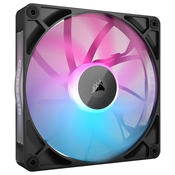 Ventilator - CORSAIR - iCUE LINK RX140 RGB - 140mm - Sort - 20 dB