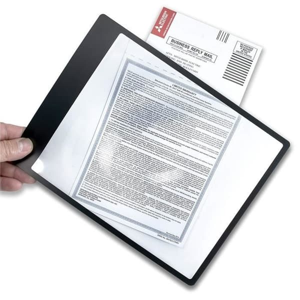 Rektangulær Loupe CARSON MagniSheet - Forstørrelse 2x