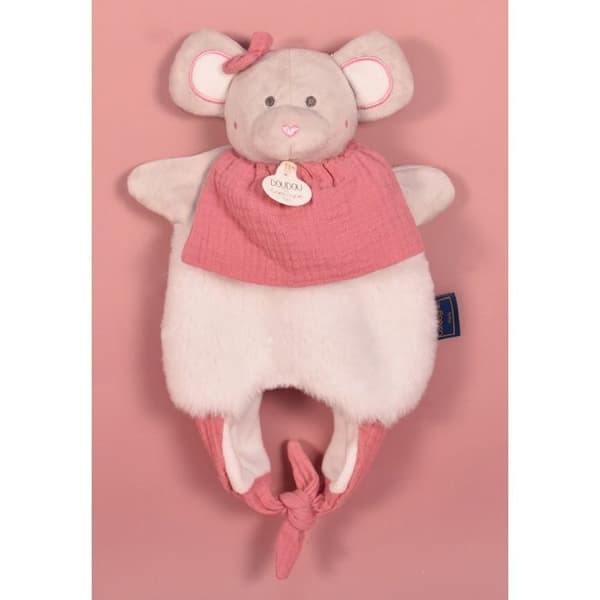 Doudou Mus gris Amusette 3 i 1