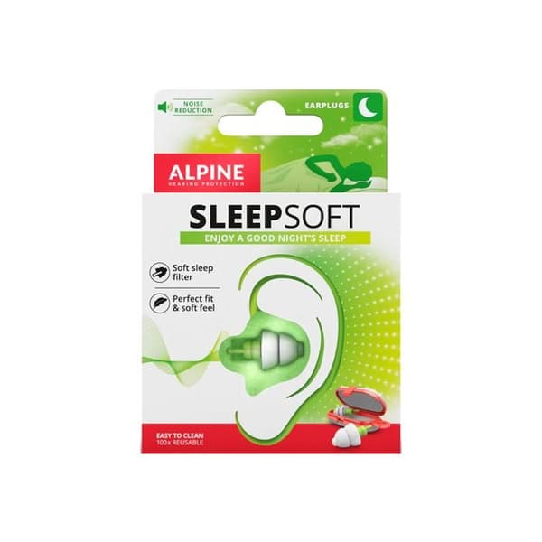 Alpine hörselskydd öronproppar sleep soft