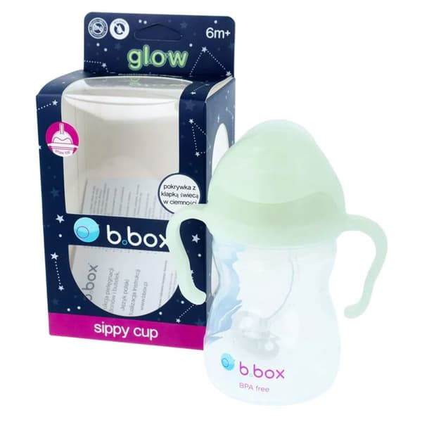 B.box Mugg med självlysande sugrör 240 ml
