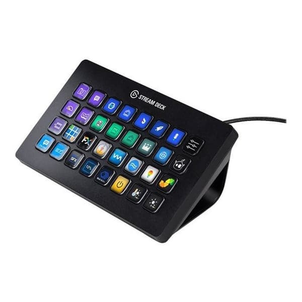 Streaming kontrollpanel - ELGATO - Stream Deck XL - 32 anpassningsbara LCD-knappar - USB-C - OBS/Twitch integration