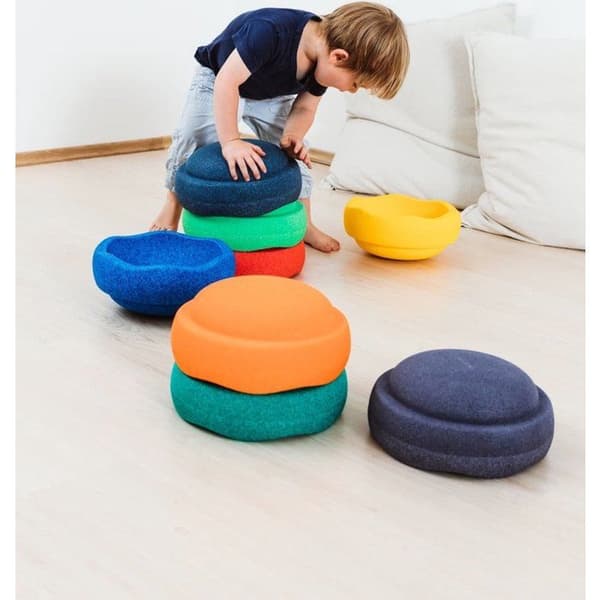 Rainbow Classic Stapelstein stapelstenar 6 stycken multicolor 27 cm EPP